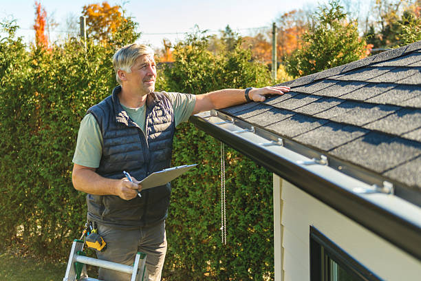 Professional Roofing technician working in Olivia, MN